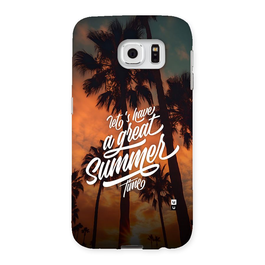 Great Summer Back Case for Galaxy S6