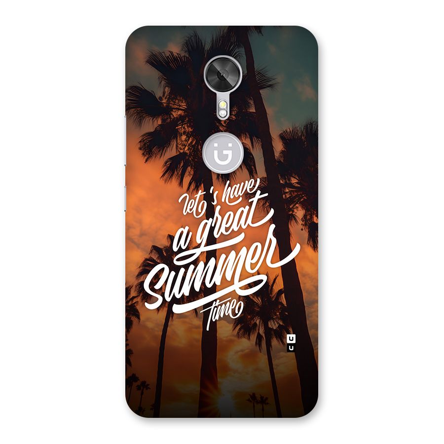Great Summer Back Case for Gionee A1