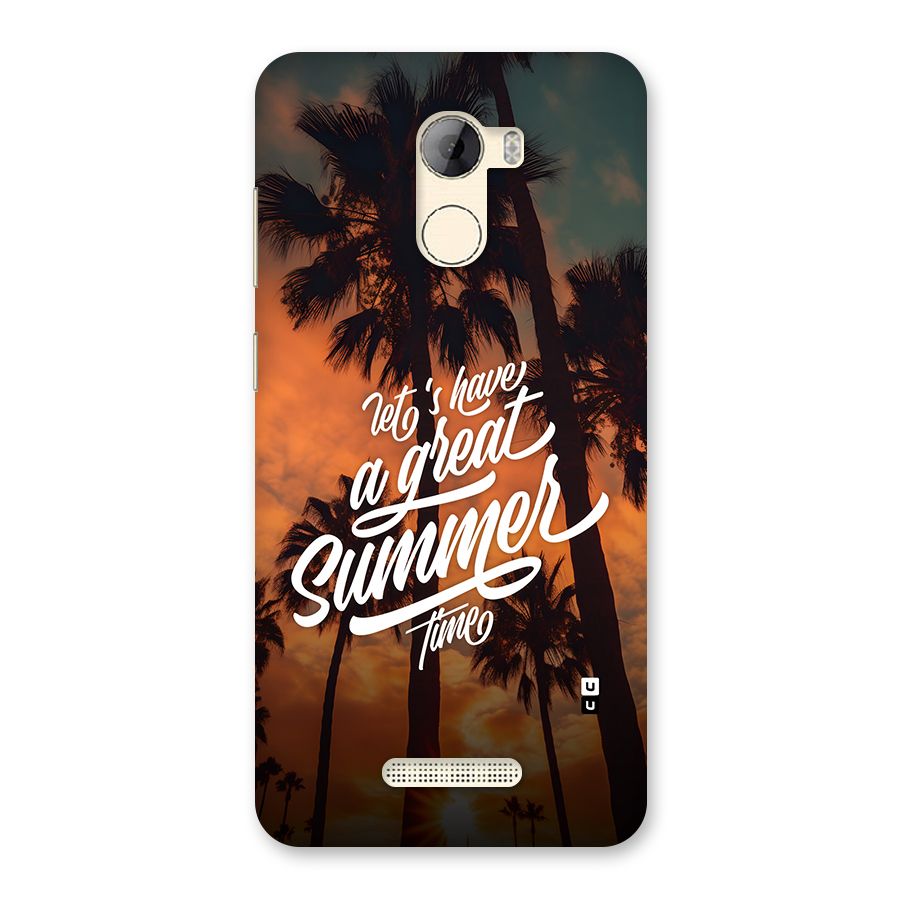 Great Summer Back Case for Gionee A1 LIte