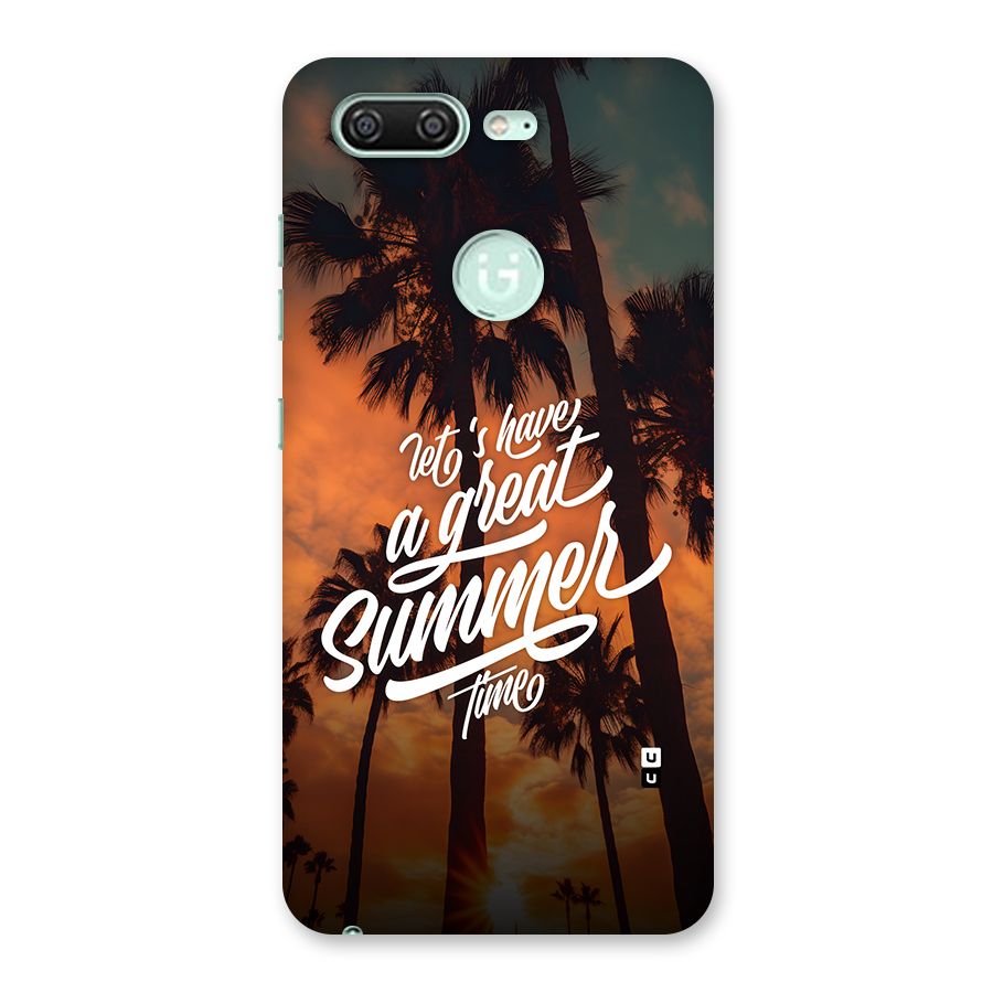 Great Summer Back Case for Gionee S10