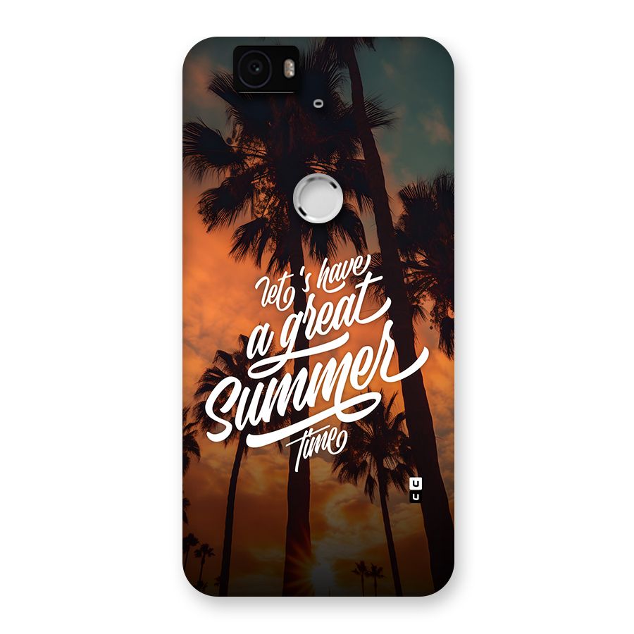 Great Summer Back Case for Google Nexus 6P