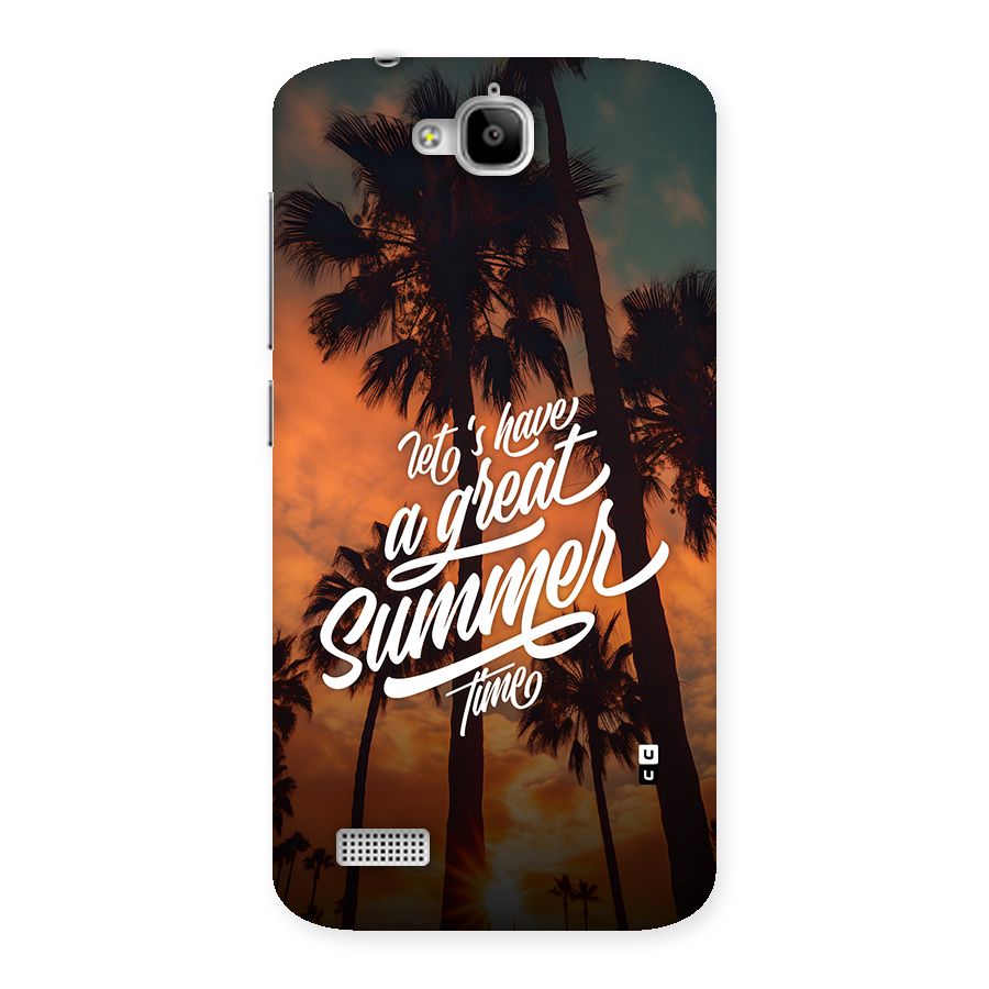 Great Summer Back Case for Honor Holly