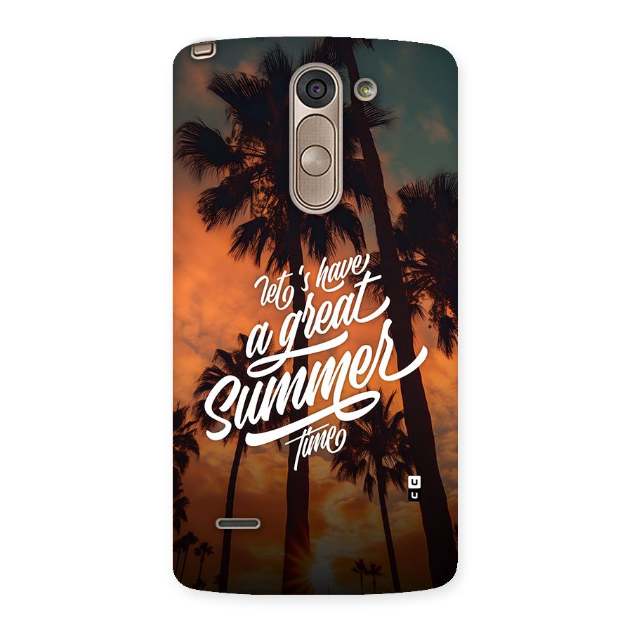 Great Summer Back Case for LG G3 Stylus