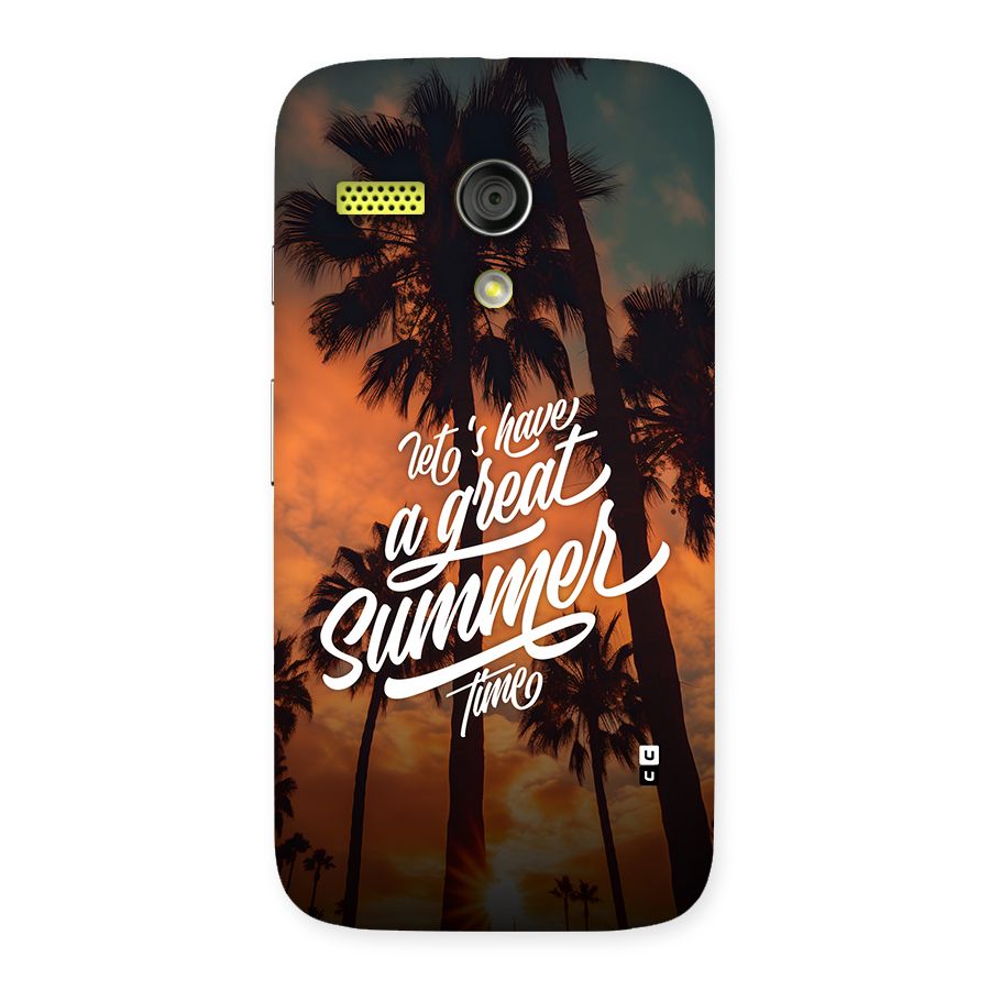 Great Summer Back Case for Moto G