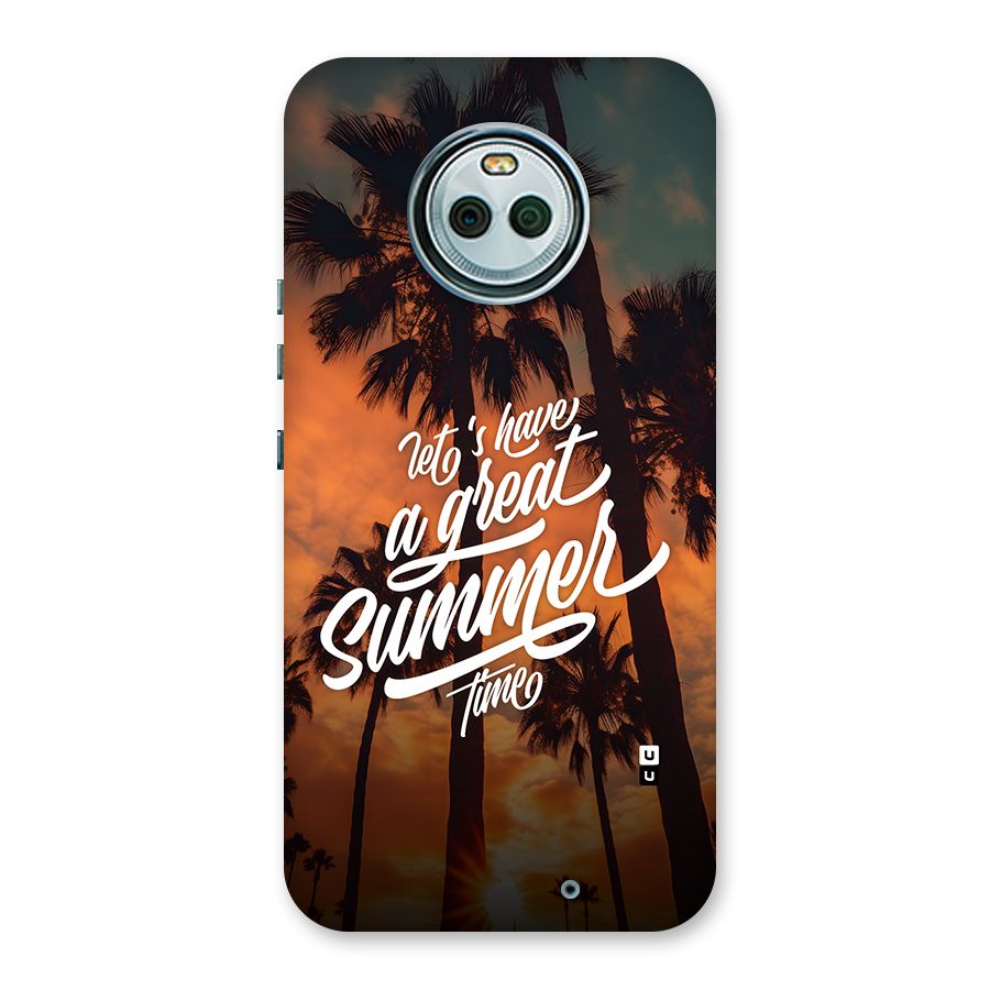Great Summer Back Case for Moto X4