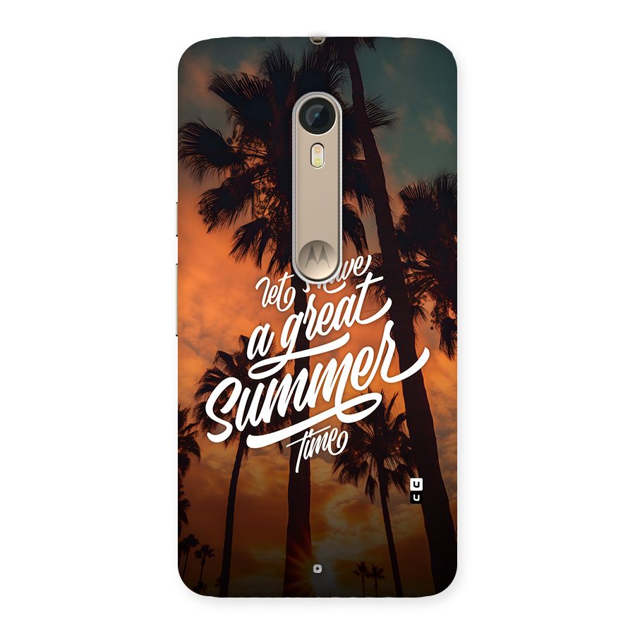 Great Summer Back Case for Moto X Style