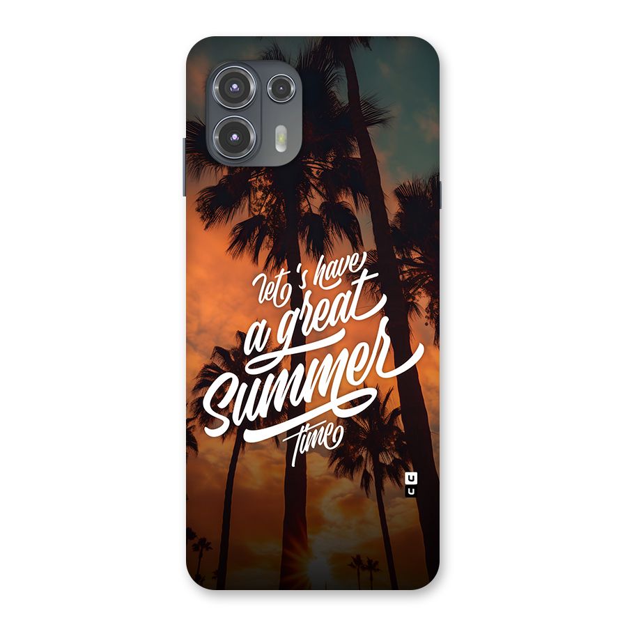 Great Summer Back Case for Motorola Edge 20 Fusion
