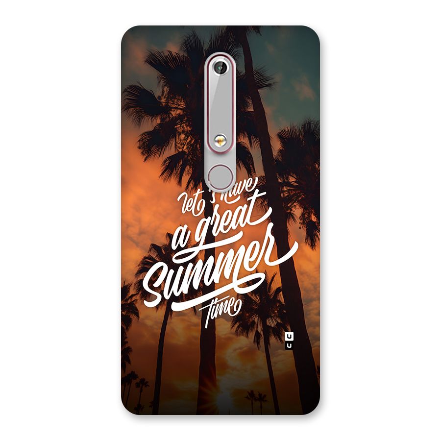Great Summer Back Case for Nokia 6.1