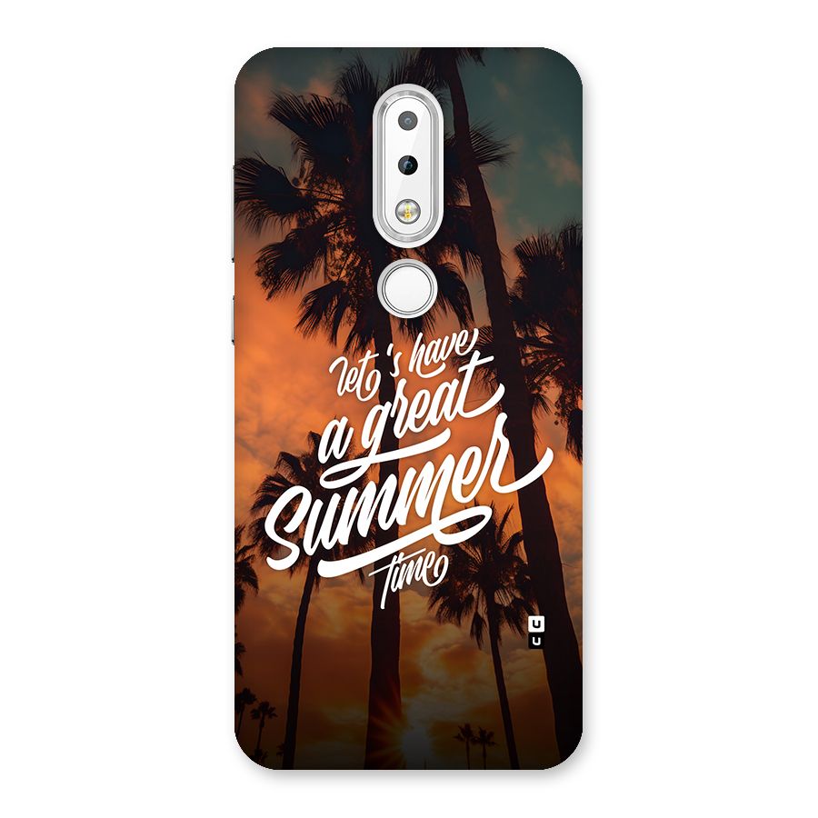 Great Summer Back Case for Nokia 6.1 Plus