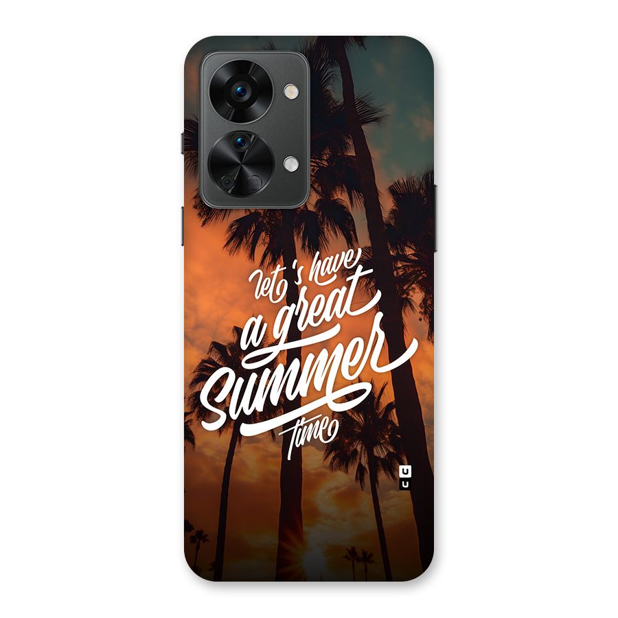 Great Summer Back Case for OnePlus Nord 2T