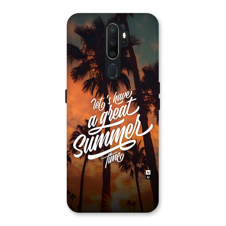 Great Summer Back Case for Oppo A5 (2020)