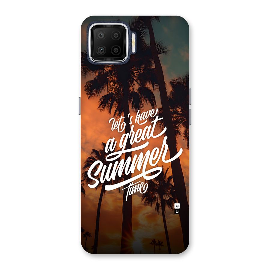 Great Summer Back Case for Oppo F17