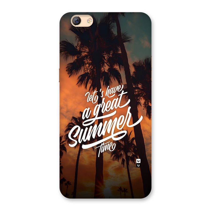 Great Summer Back Case for Oppo F3 Plus