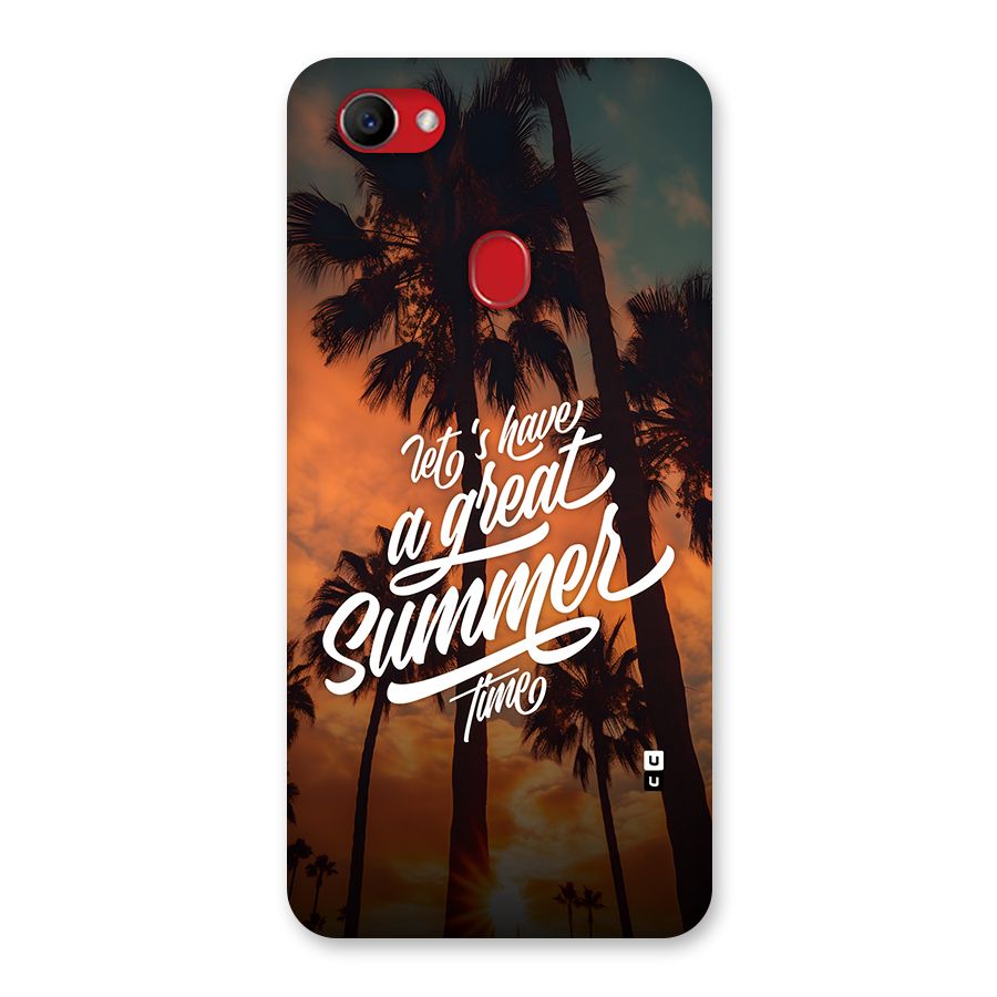 Great Summer Back Case for Oppo F7