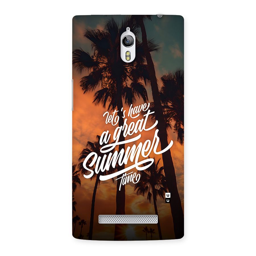 Great Summer Back Case for Oppo Find 7
