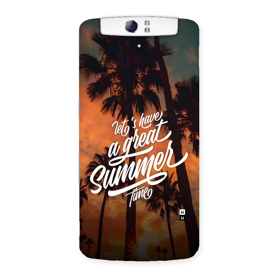 Great Summer Back Case for Oppo N1