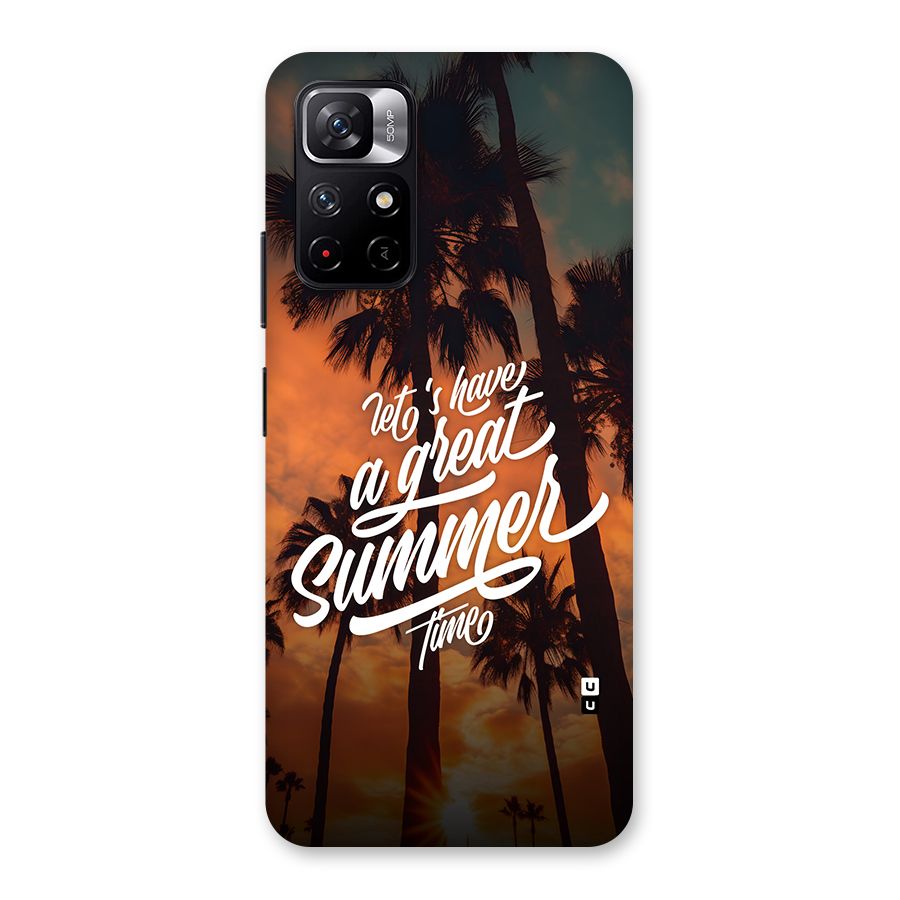 Great Summer Back Case for Redmi Note 11T 5G
