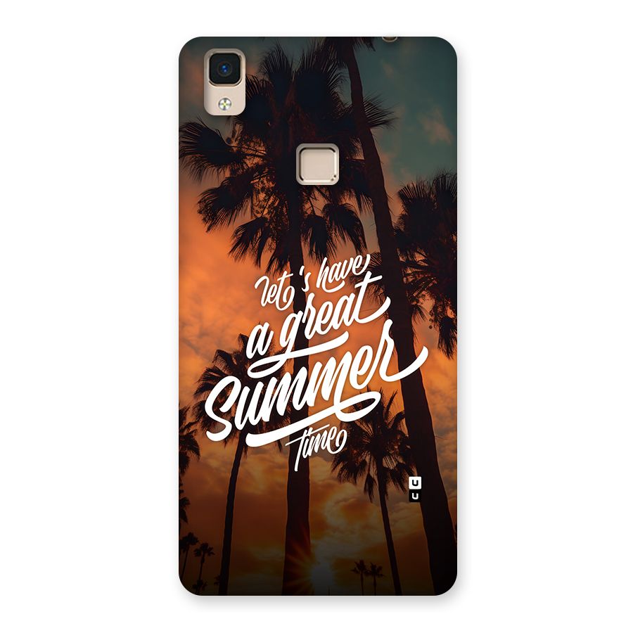 Great Summer Back Case for V3 Max
