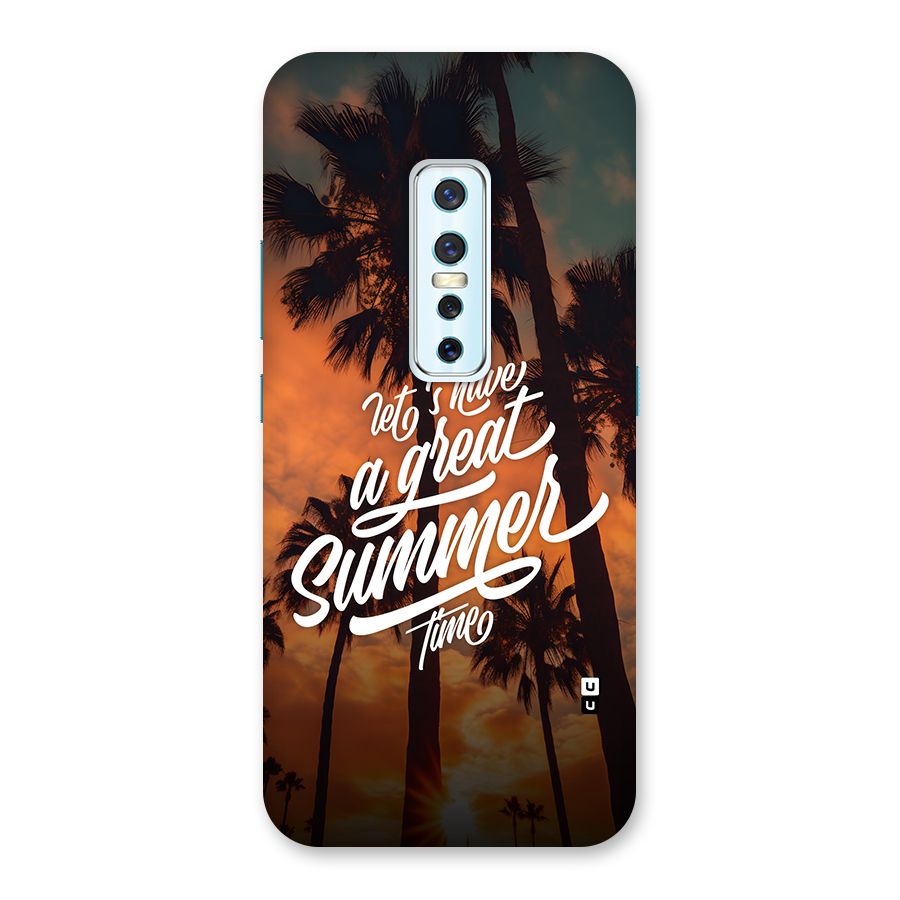 Great Summer Back Case for Vivo V17 Pro
