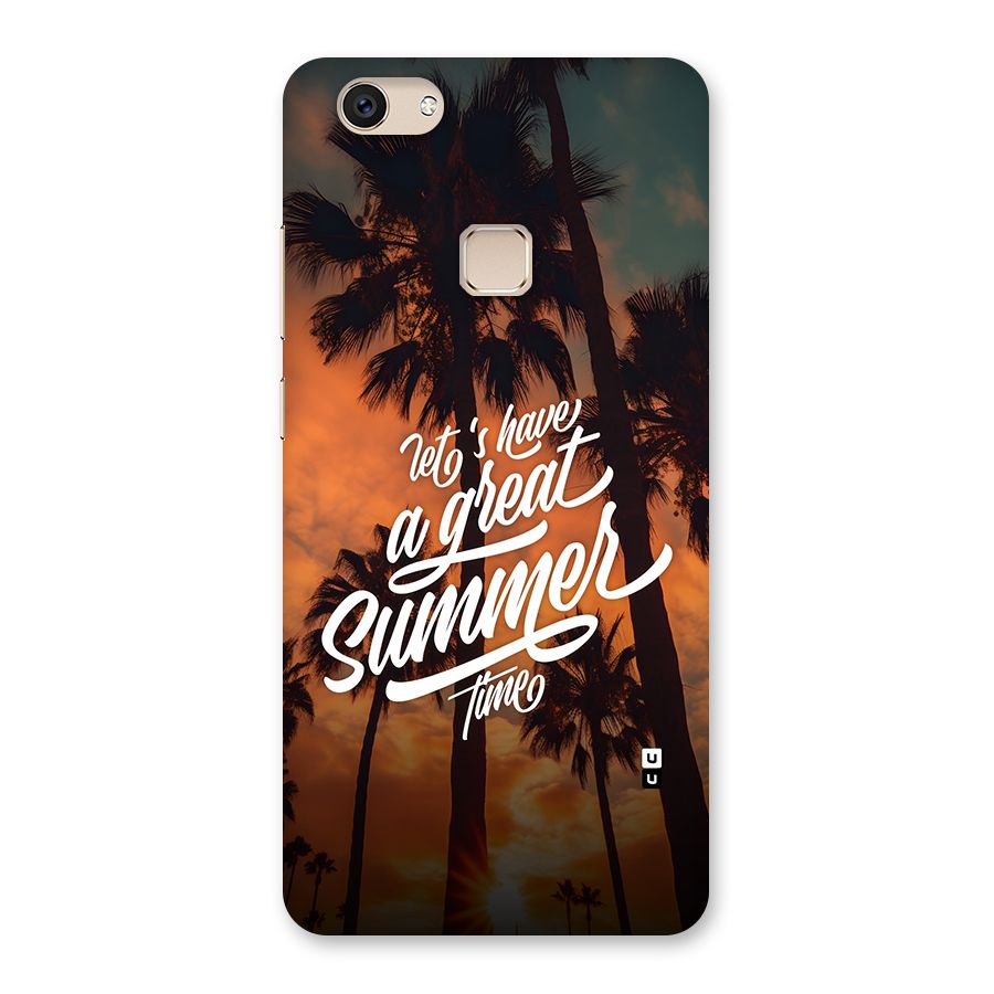 Great Summer Back Case for Vivo V7