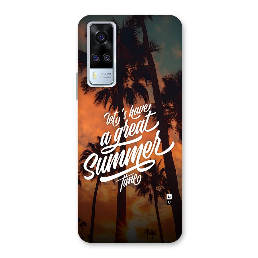 Great Summer Back Case for Vivo Y31