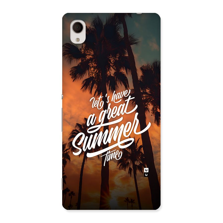 Great Summer Back Case for Xperia M4