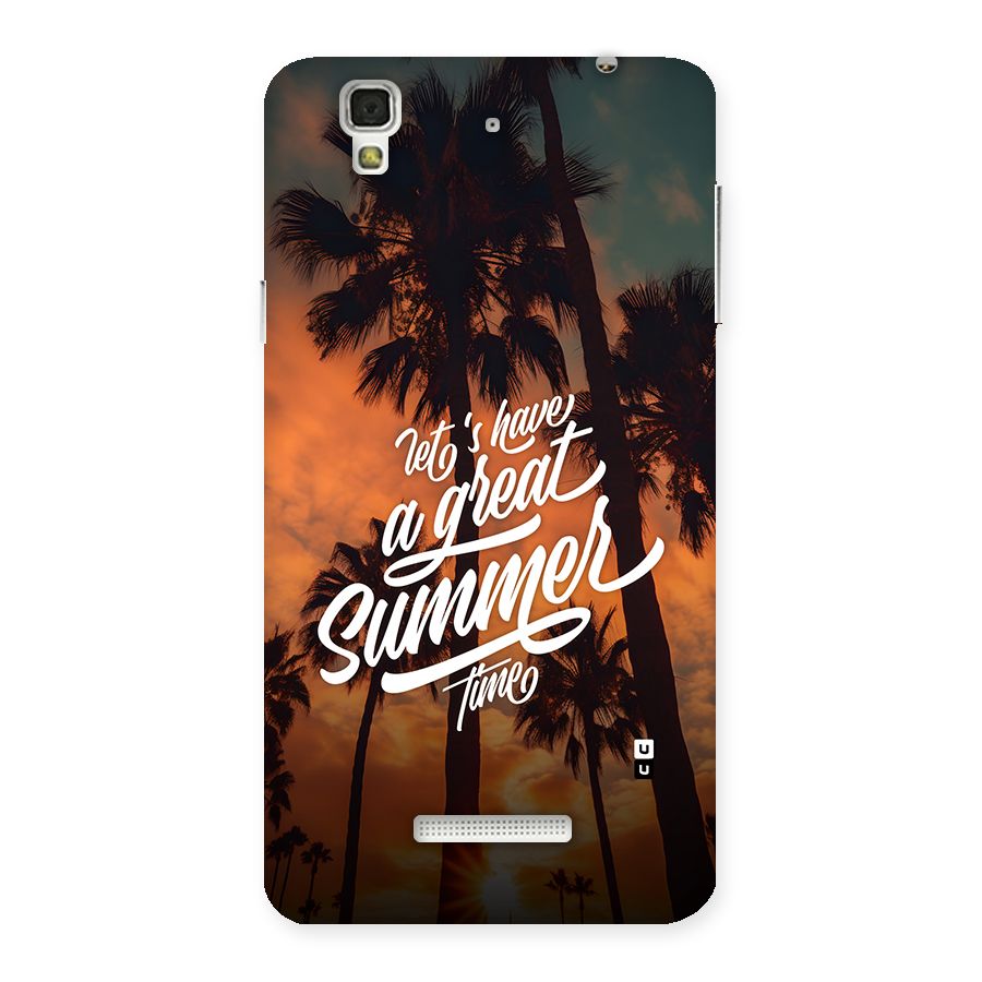 Great Summer Back Case for Yureka