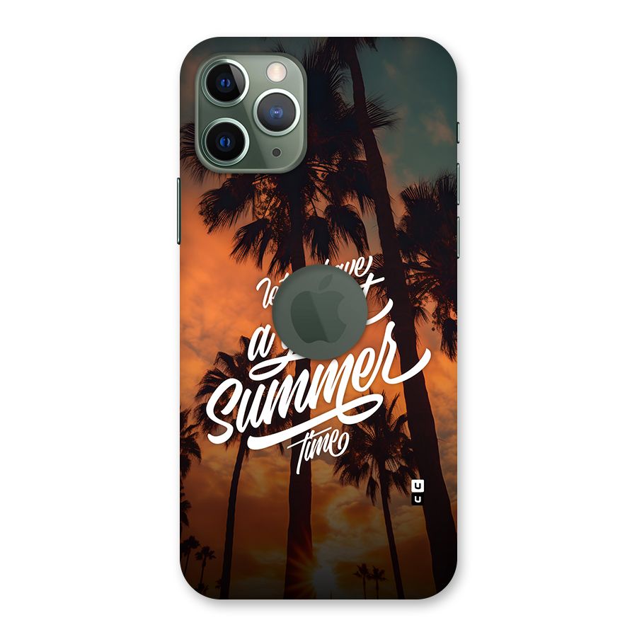 Great Summer Back Case for iPhone 11 Pro Logo Cut