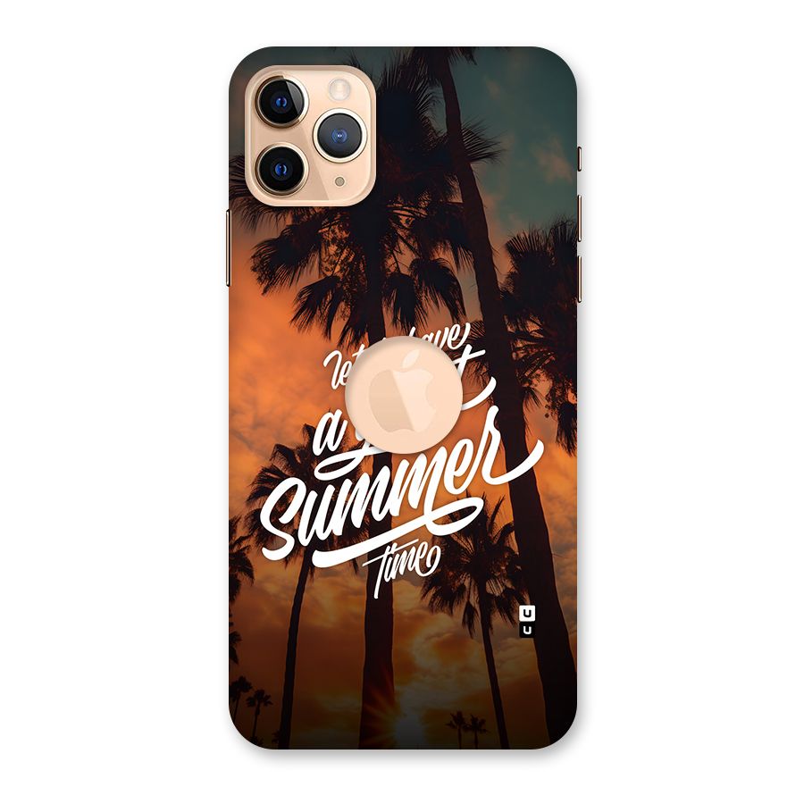 Great Summer Back Case for iPhone 11 Pro Max Logo Cut
