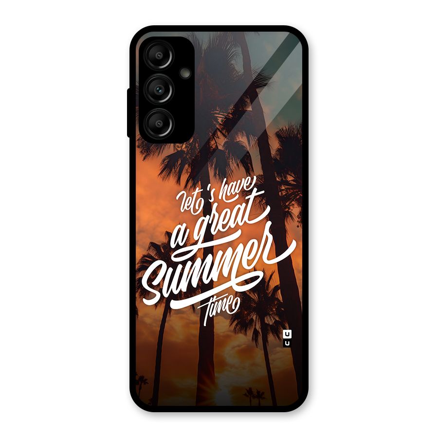 Great Summer Glass Back Case for Galaxy A14 5G