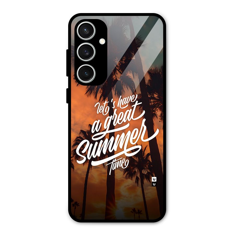 Great Summer Glass Back Case for Galaxy S23 FE