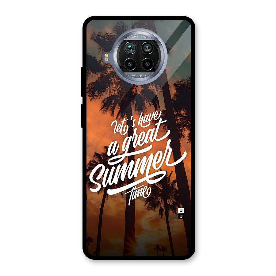 Great Summer Glass Back Case for Mi 10i