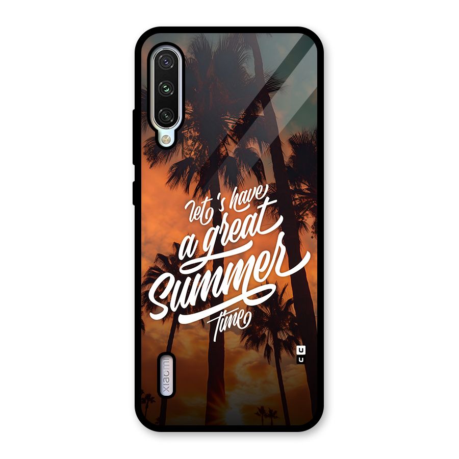 Great Summer Glass Back Case for Mi A3