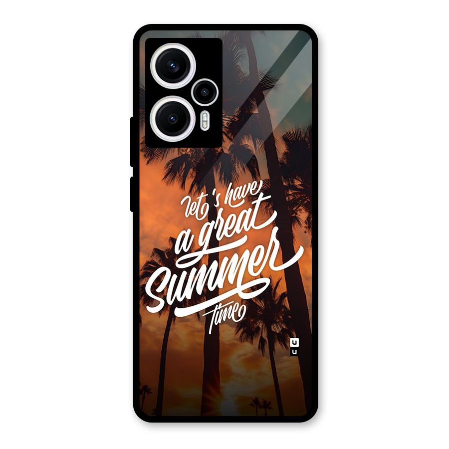Great Summer Glass Back Case for Poco F5