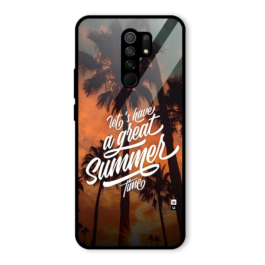 Great Summer Glass Back Case for Poco M2