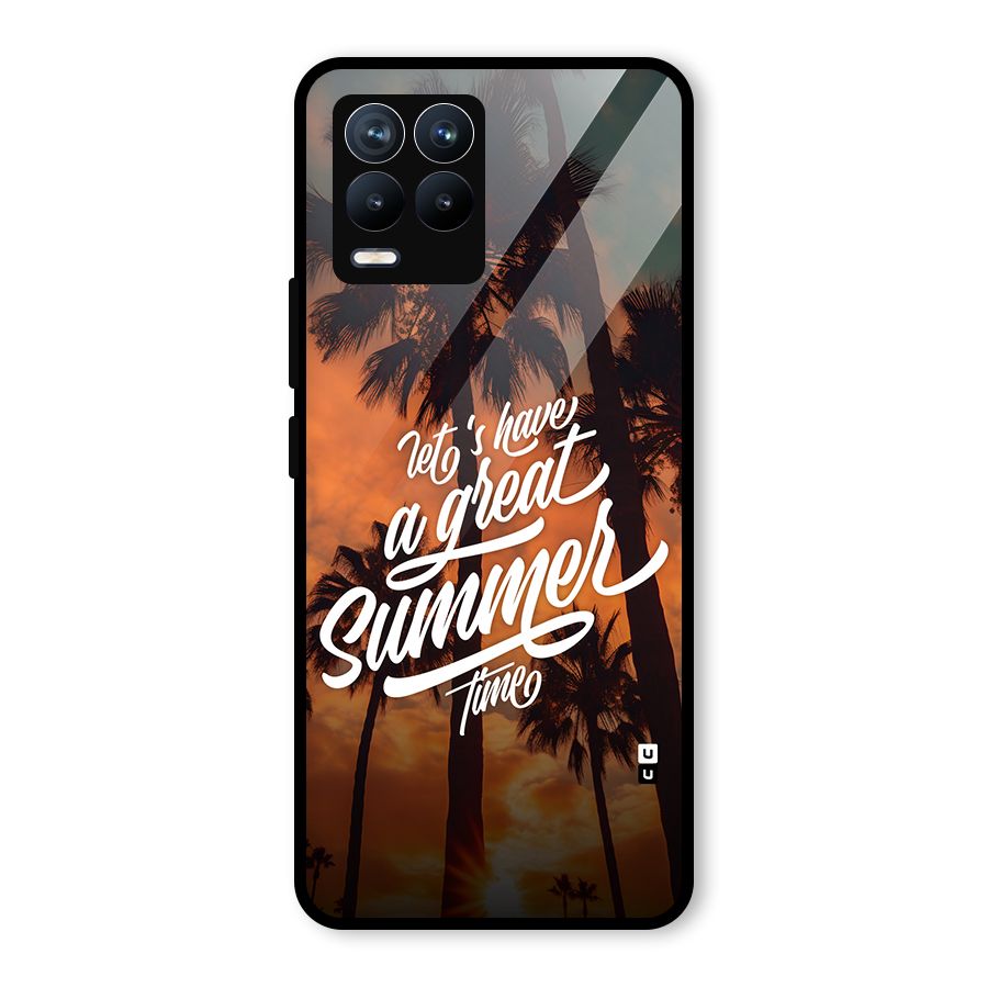 Great Summer Glass Back Case for Realme 8