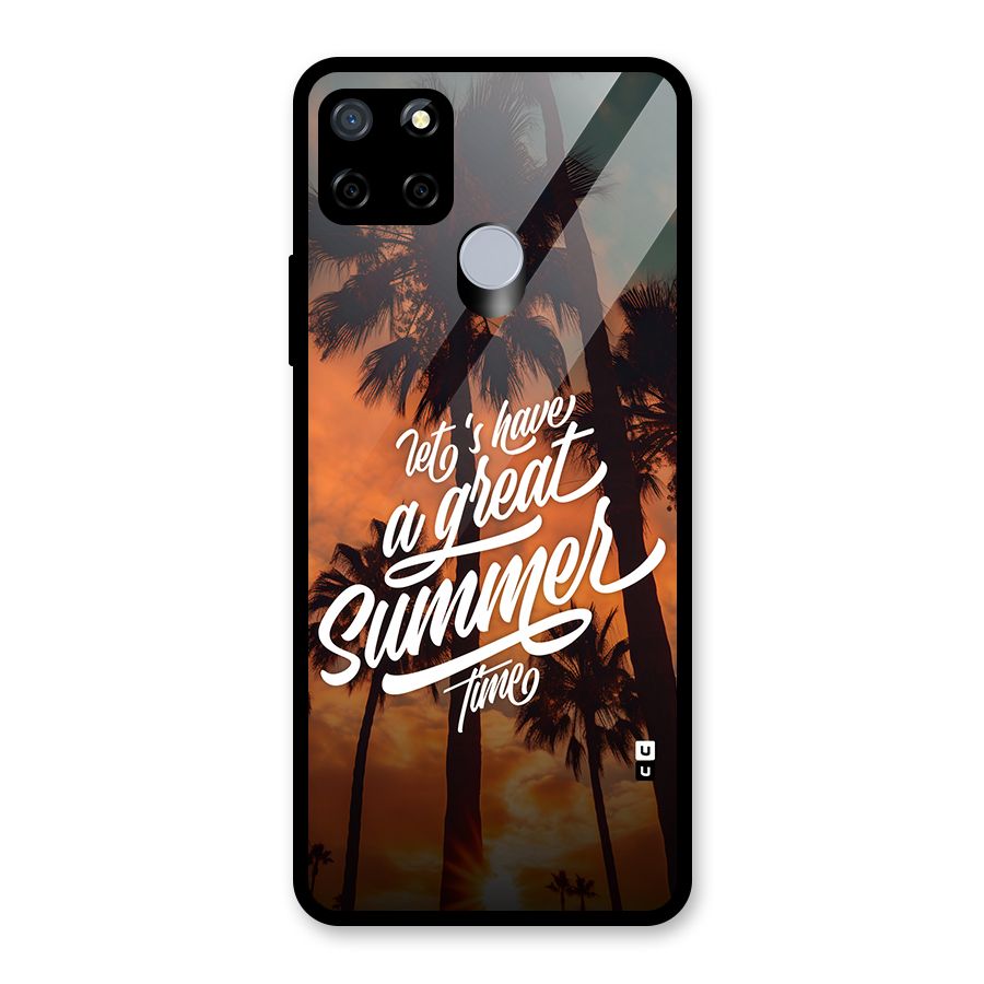 Great Summer Glass Back Case for Realme C12