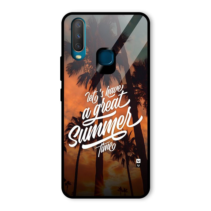 Great Summer Glass Back Case for Vivo U10