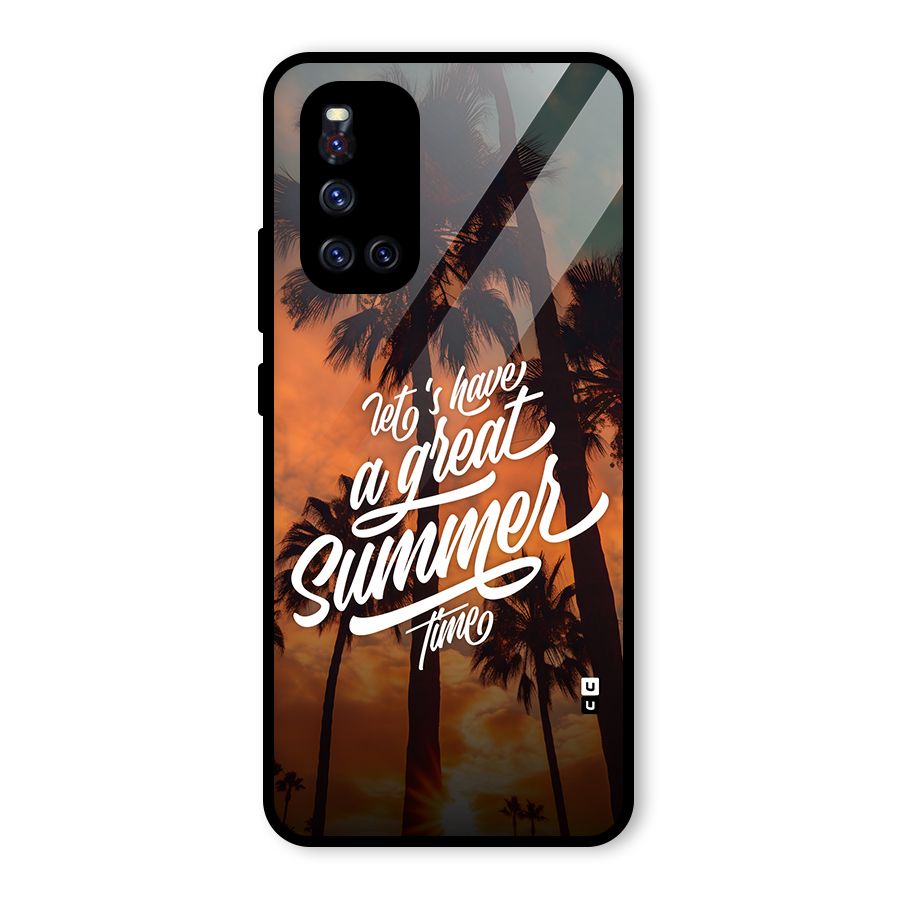 Great Summer Glass Back Case for Vivo V19