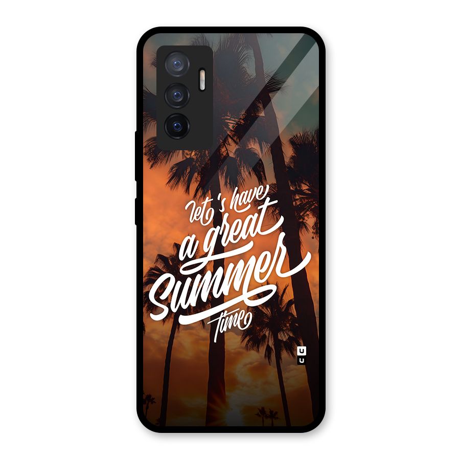 Great Summer Glass Back Case for Vivo V23e