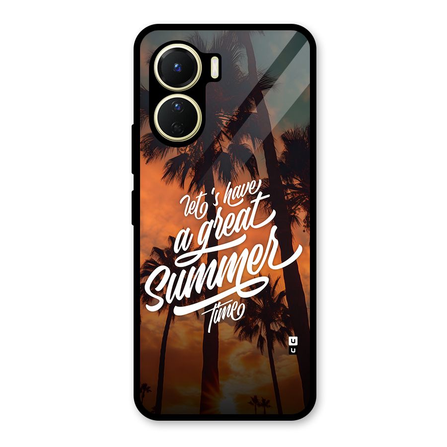 Great Summer Glass Back Case for Vivo Y16