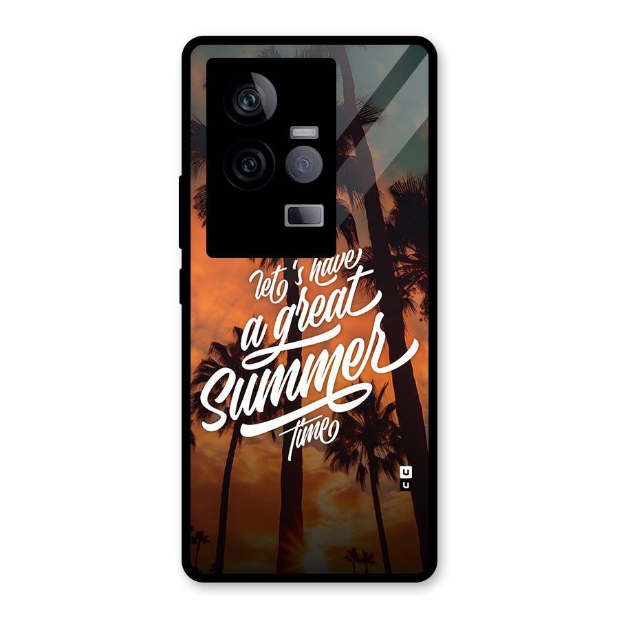 Great Summer Glass Back Case for Vivo iQOO 11 5G