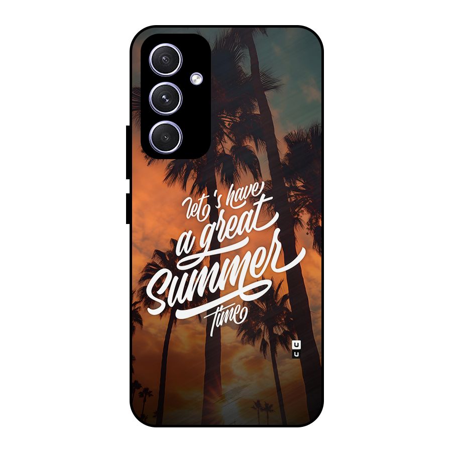 Great Summer Metal Back Case for Galaxy A54