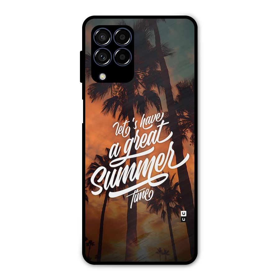 Great Summer Metal Back Case for Galaxy M53 5G
