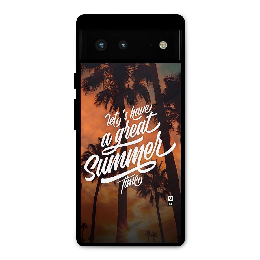 Great Summer Metal Back Case for Google Pixel 6