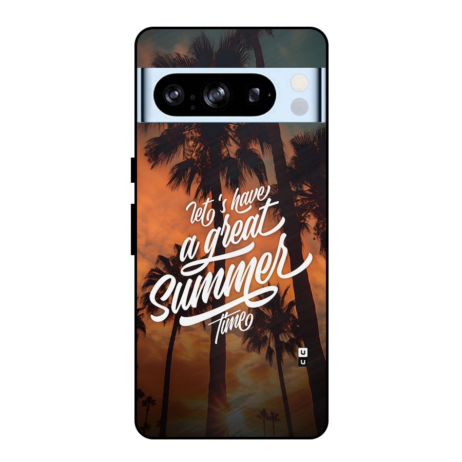 Great Summer Metal Back Case for Google Pixel 8 Pro