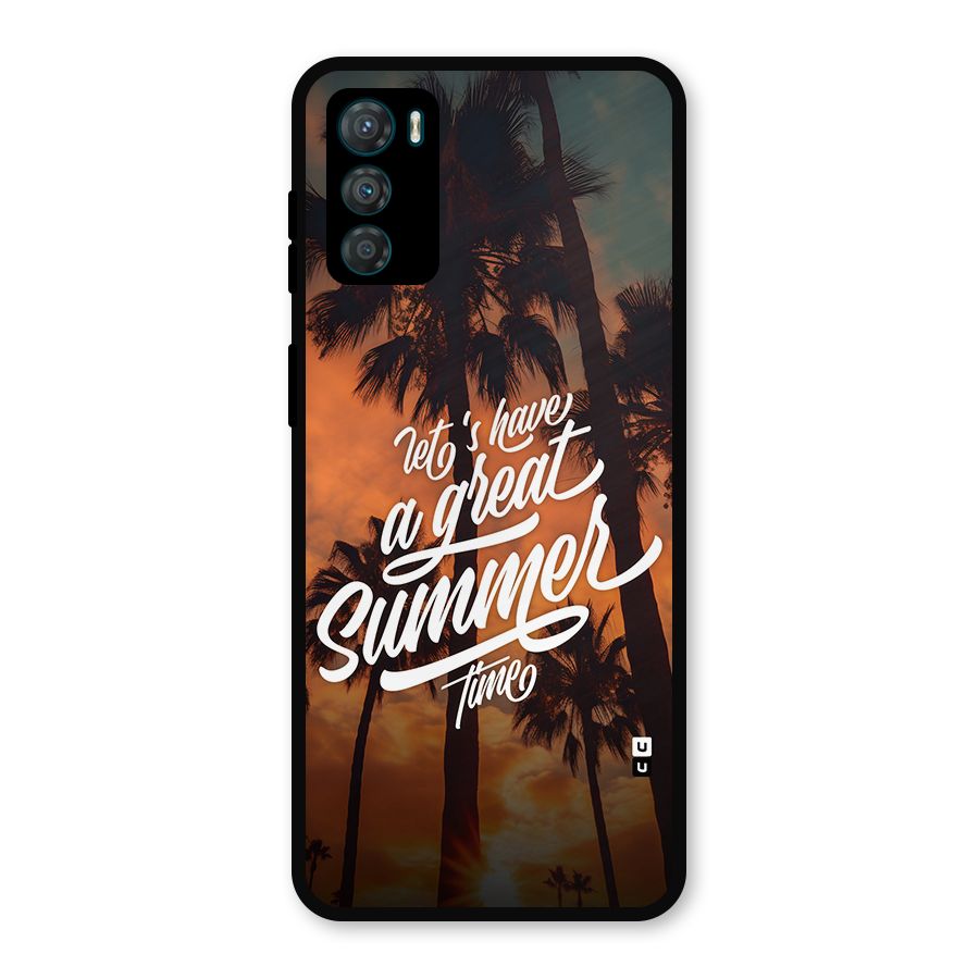 Great Summer Metal Back Case for Moto G42