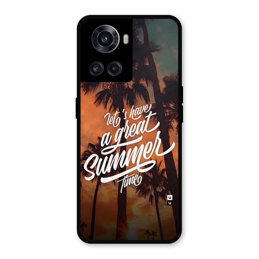 Great Summer Metal Back Case for OnePlus 10R