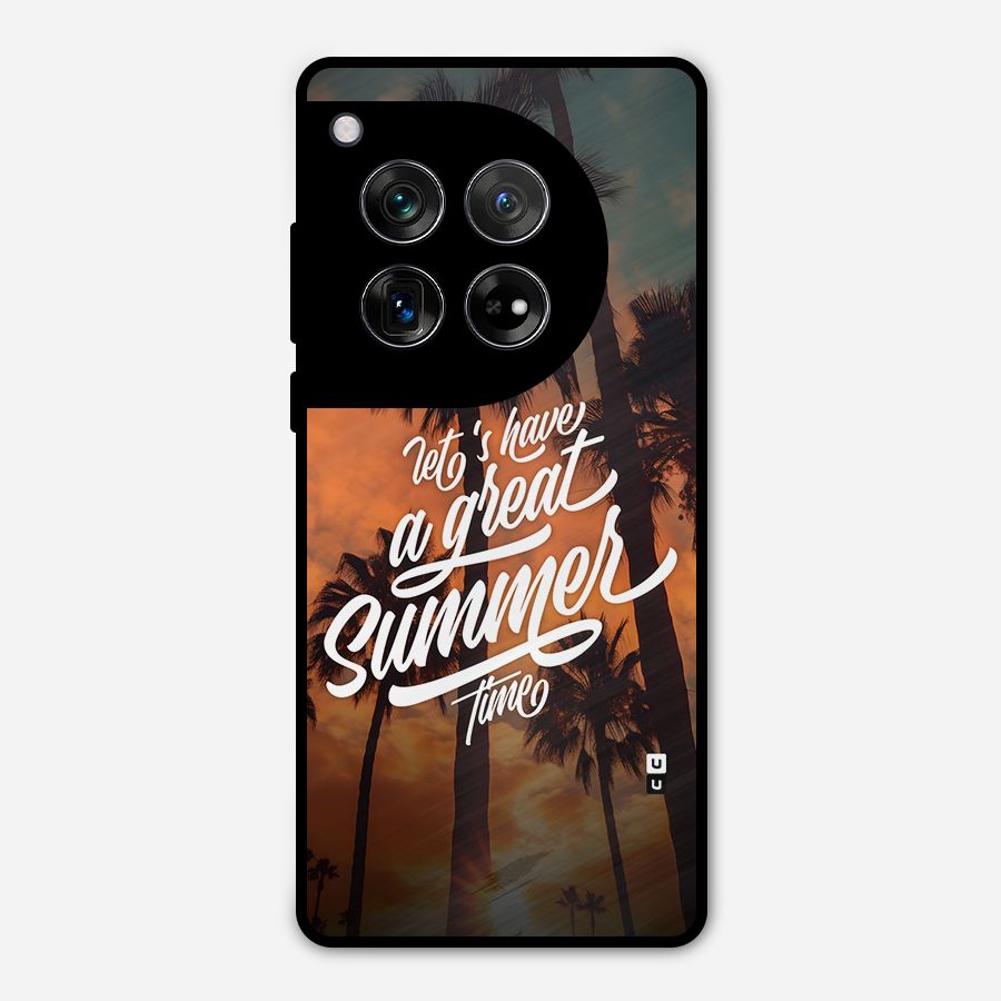Great Summer Metal Back Case for OnePlus 12