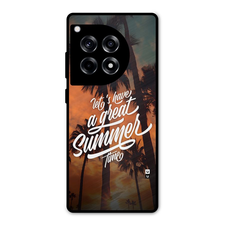 Great Summer Metal Back Case for OnePlus 12R